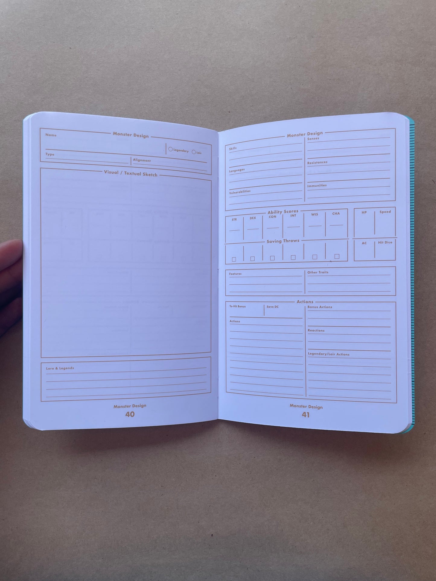 Field Notes 5E Gaming Journal - Monster/Encounter 2-PACK