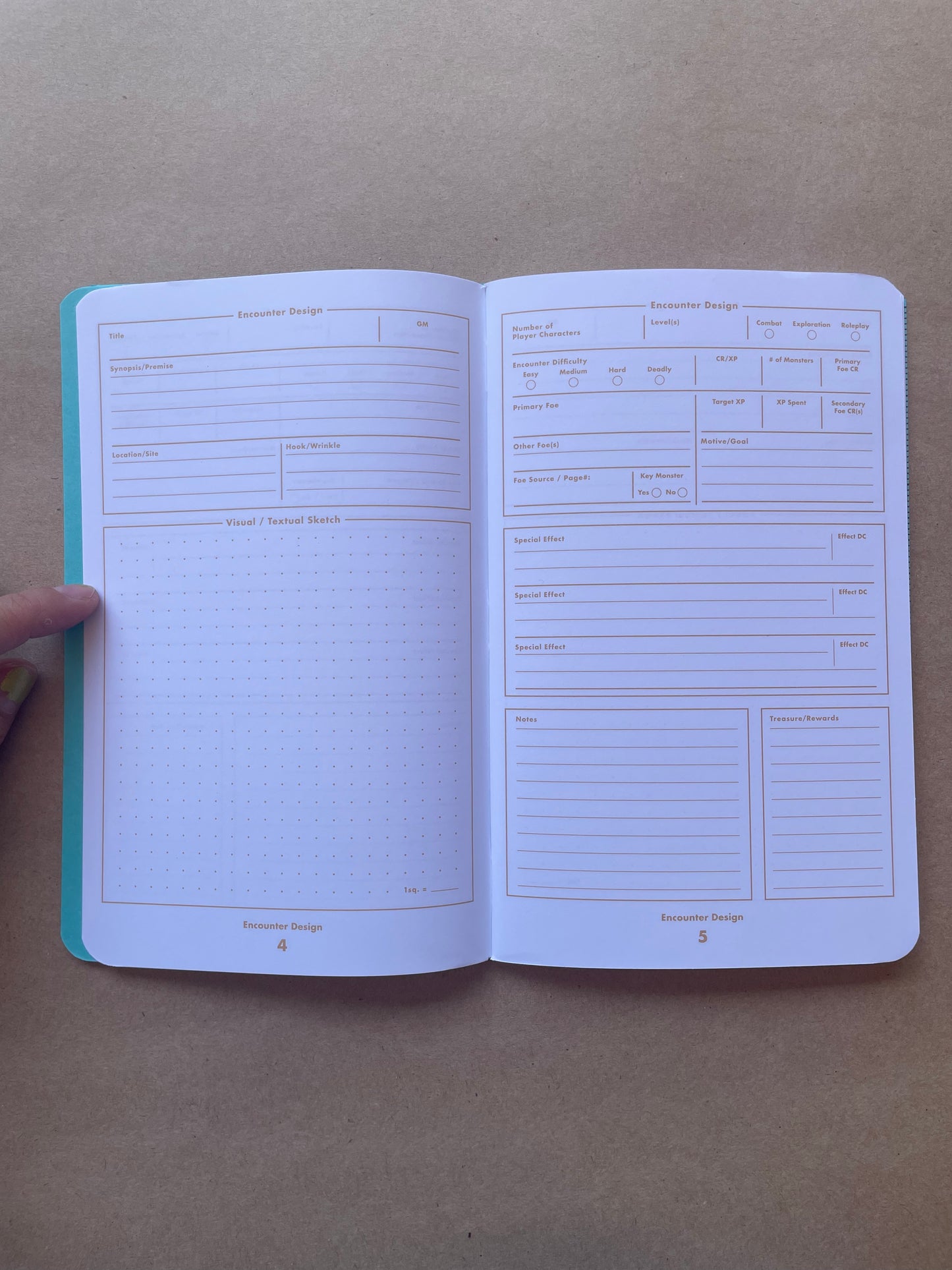 Field Notes 5E Gaming Journal - Monster/Encounter 2-PACK