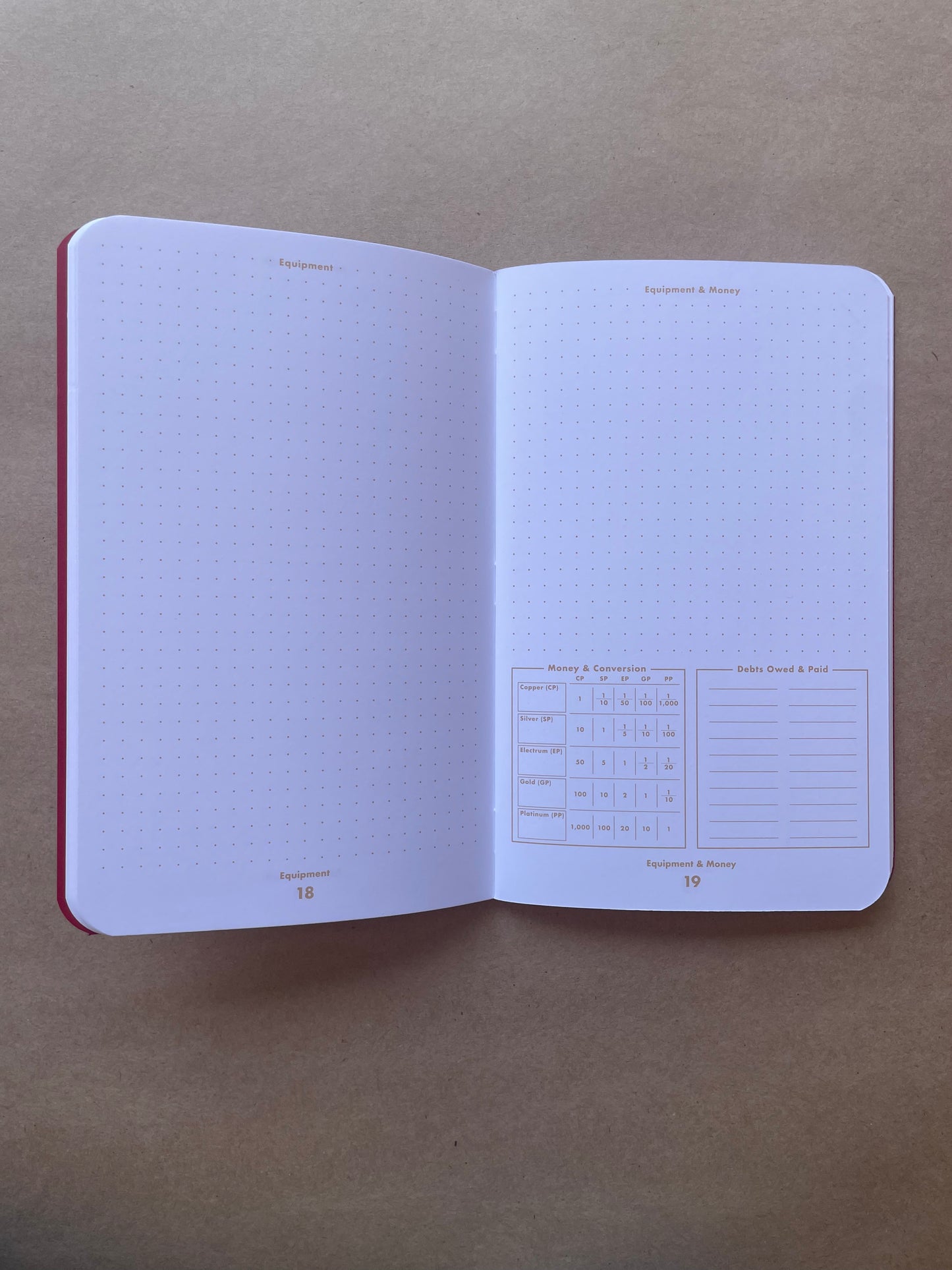 Field Notes 5E Gaming Journal - Character 2-PACK